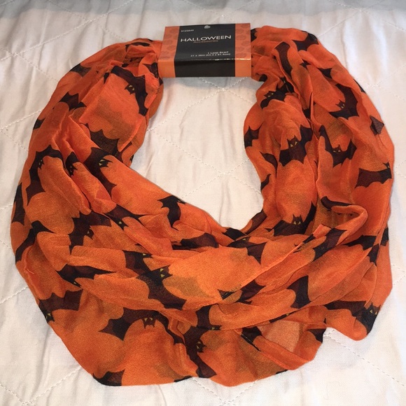 Accessories - 💥Host Pick 💥Halloween Bat Orange and Black Scarf